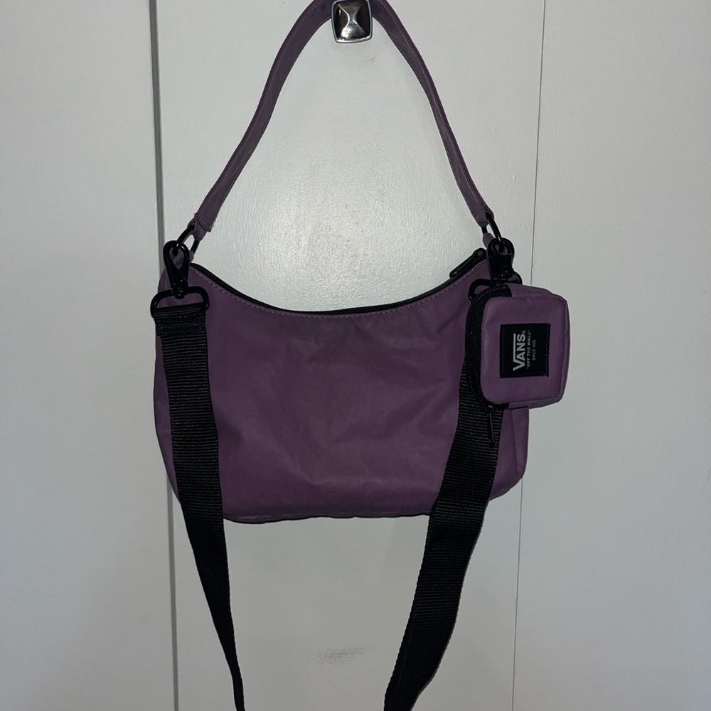 Vans Lavender Shoulder Bag with Black Straps